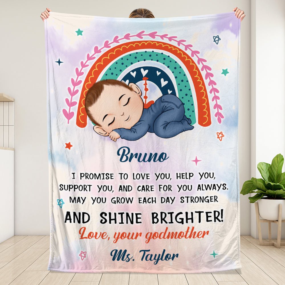 God Mother Blanket - Personalized Blanket - Giftago