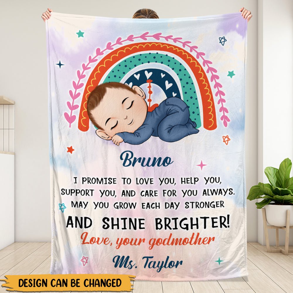 God Mother Blanket - Personalized Blanket - Giftago