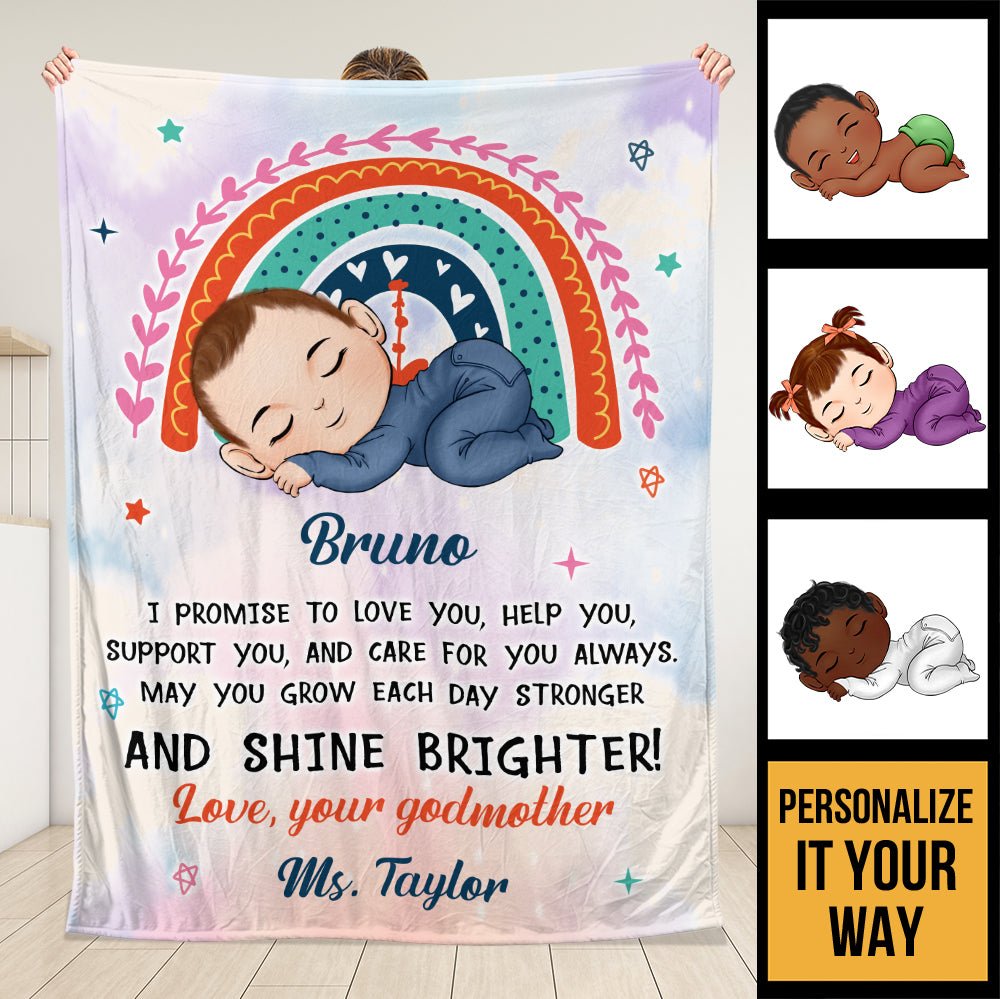 God Mother Blanket - Personalized Blanket - Giftago