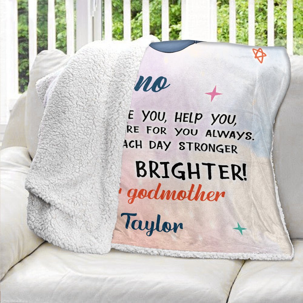 God Mother Blanket - Personalized Blanket - Giftago