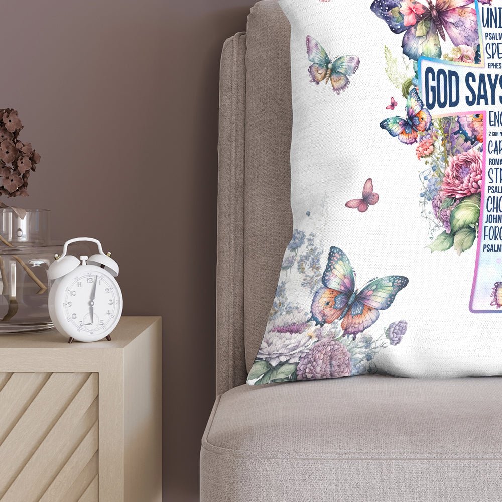 God Says You Are Pillow - Giftago