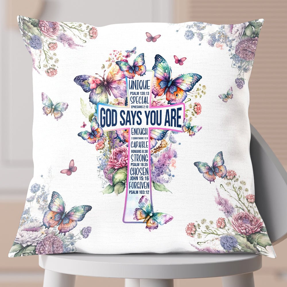 God Says You Are Pillow - Giftago