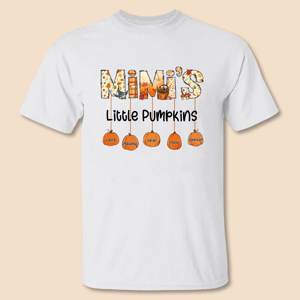 Grandma's Little Pumpkin - Personalized T-Shirt/ Hoodie - Best Gift For Family, For Halloween - Giftago