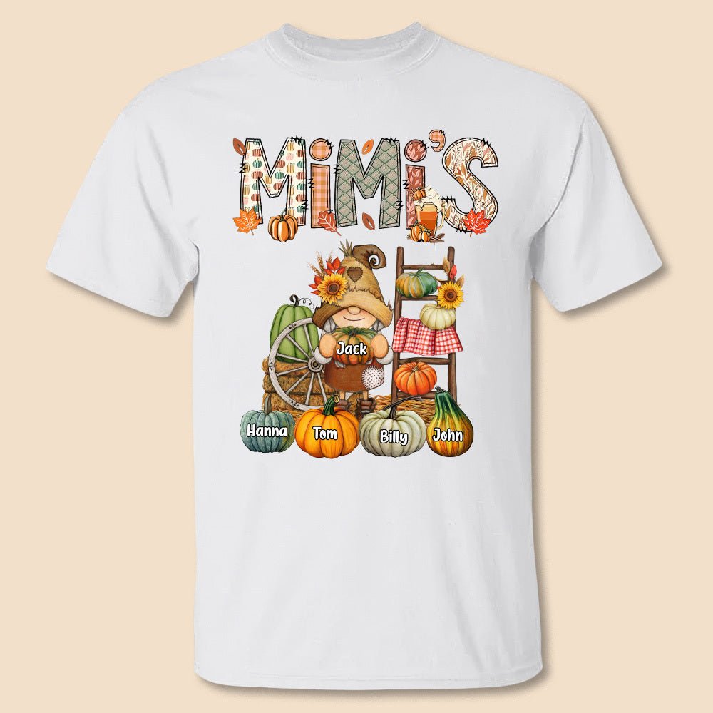 Grandma's Pumpkin - Personalized T-Shirt/ Hoodie - Best Gift For Family - Giftago