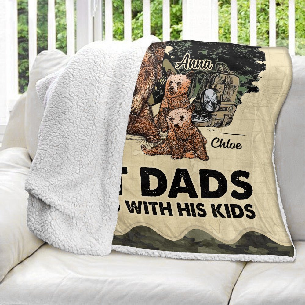 Great Dads Blanket - Personalized Blanket - Giftago