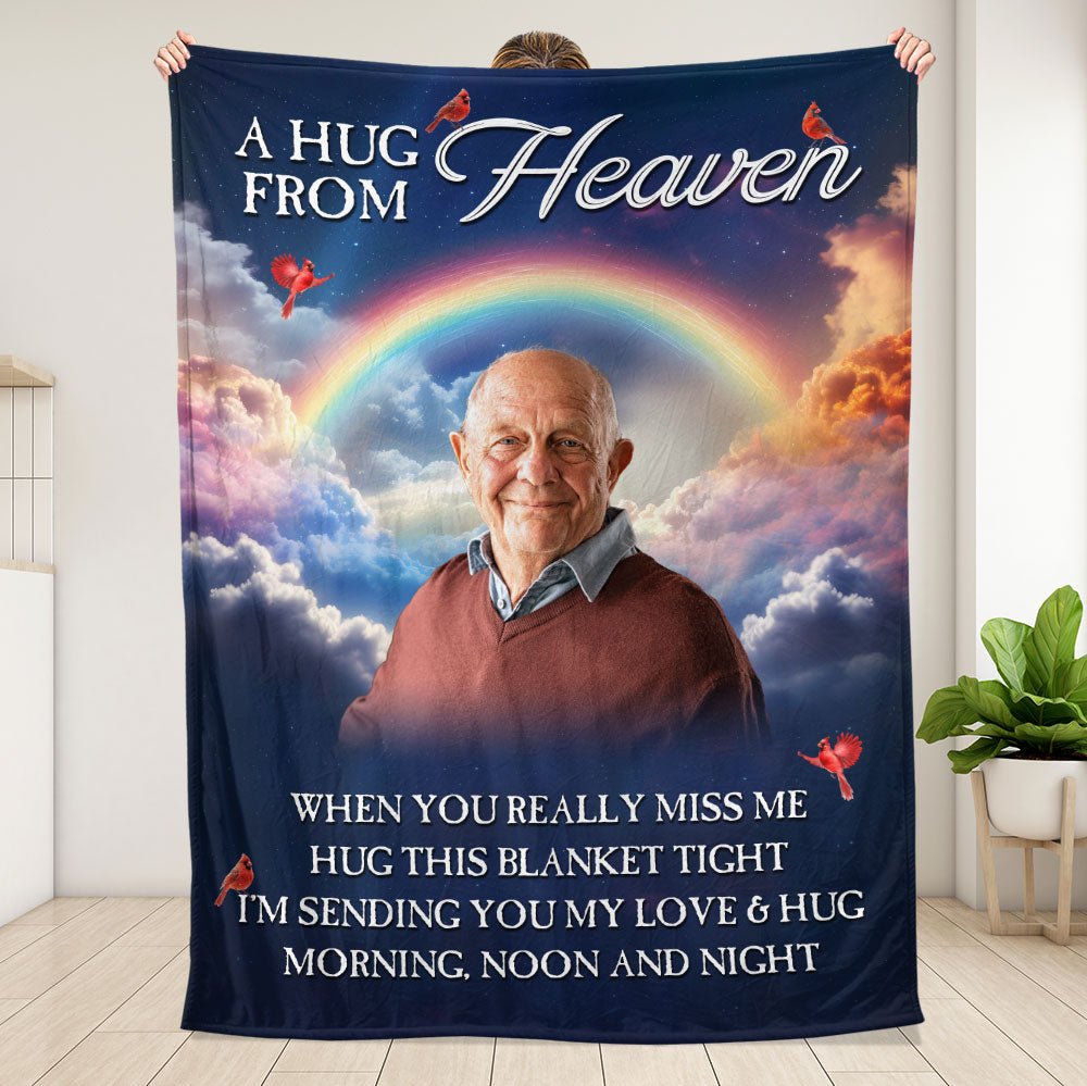 Hug From Heaven Blanket - Personalized Blanket