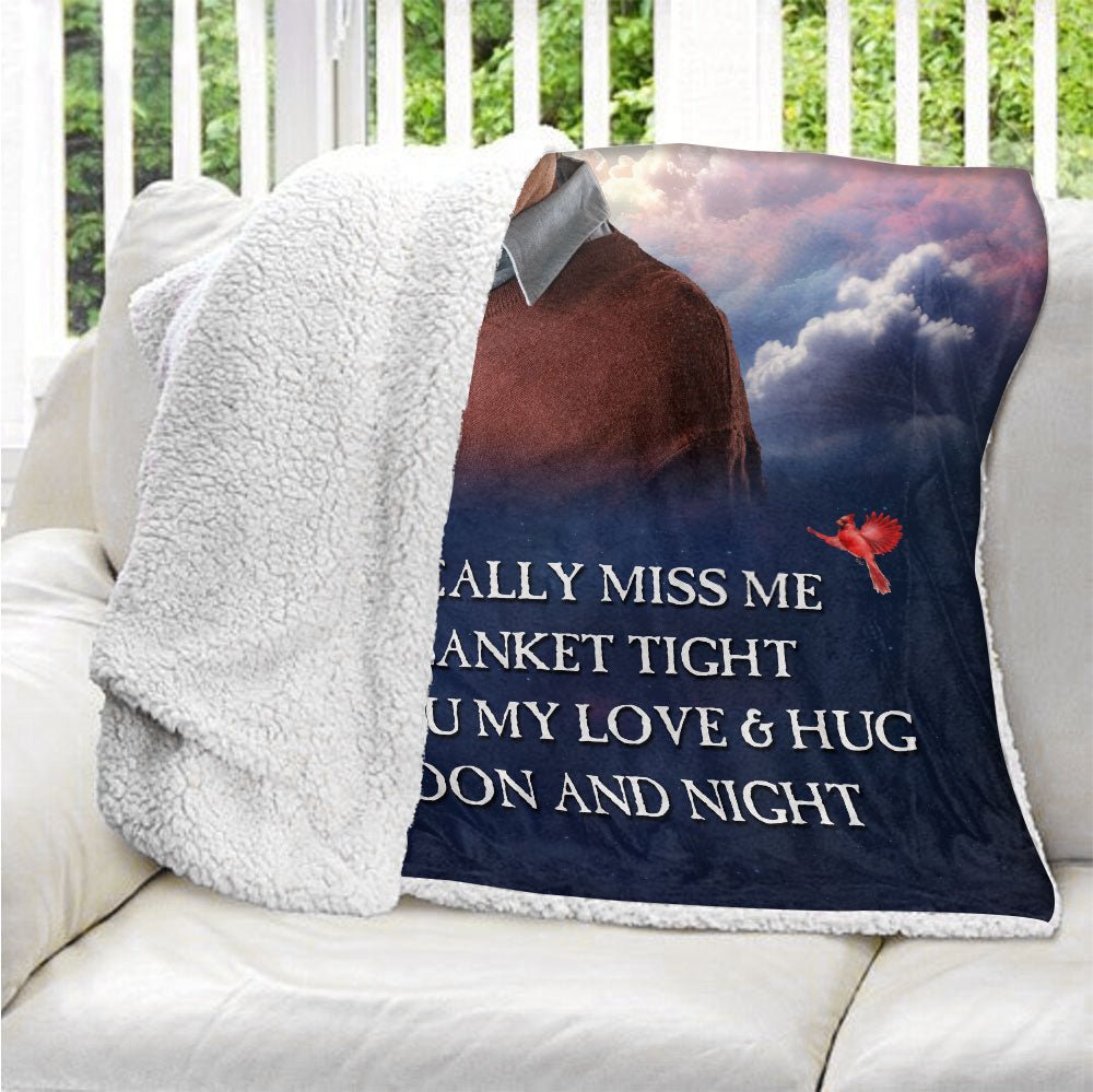 Hug From Heaven Blanket - Personalized Blanket