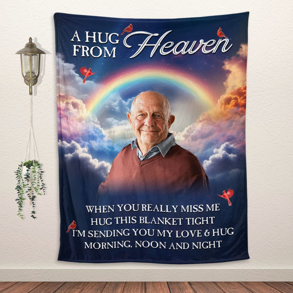 Hug From Heaven Blanket - Personalized Blanket