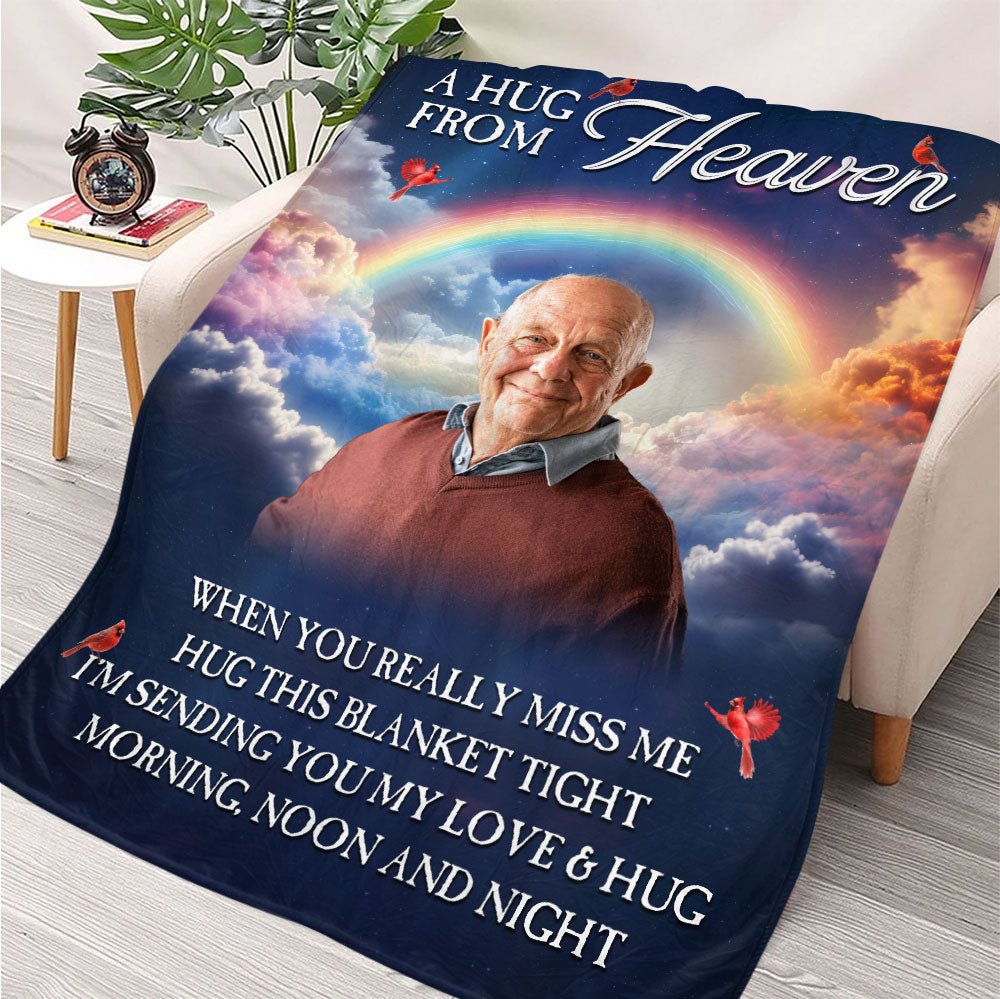 Hug From Heaven Blanket - Personalized Blanket