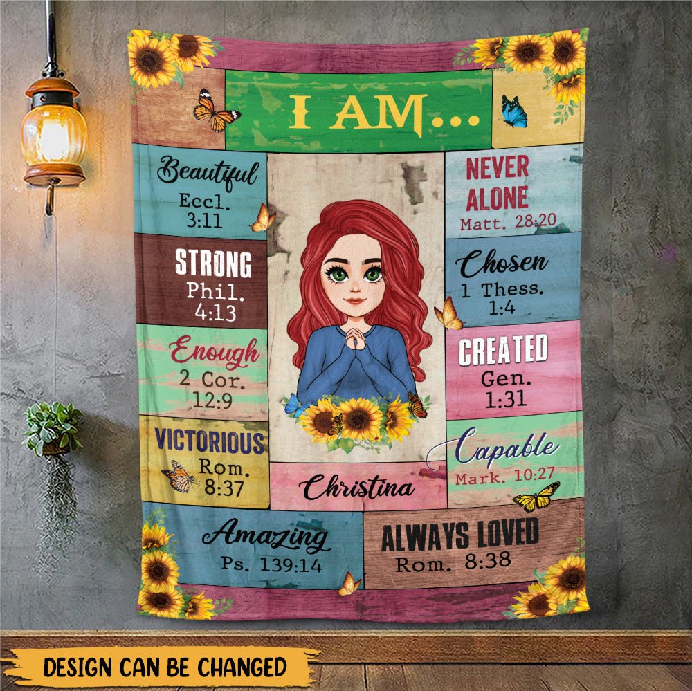 I Am Always Loved - Personalized Blanket - Best Gift For Daughter, Granddaughter - Giftago