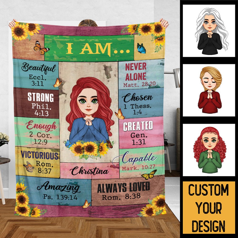 I Am Always Loved - Personalized Blanket - Best Gift For Daughter, Granddaughter - Giftago