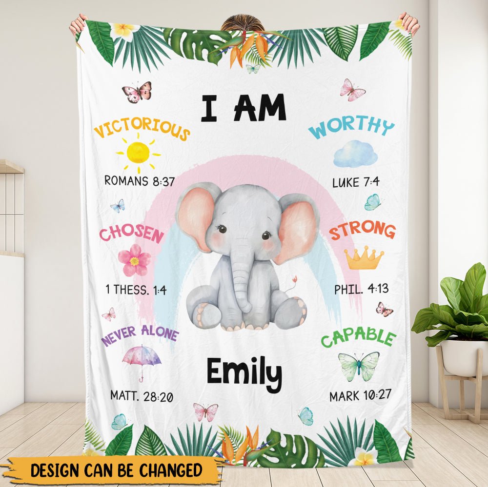 I Am Blanket - Personalized Blanket