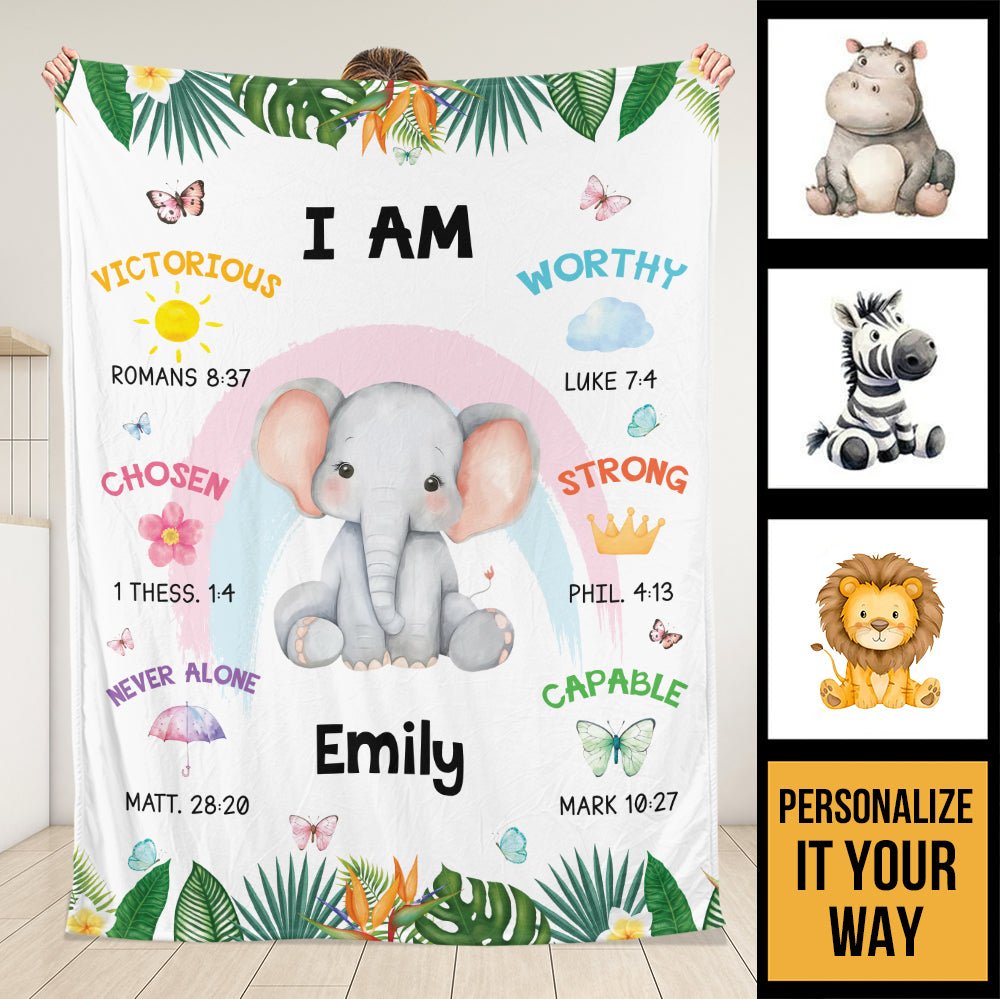 I Am Blanket - Personalized Blanket
