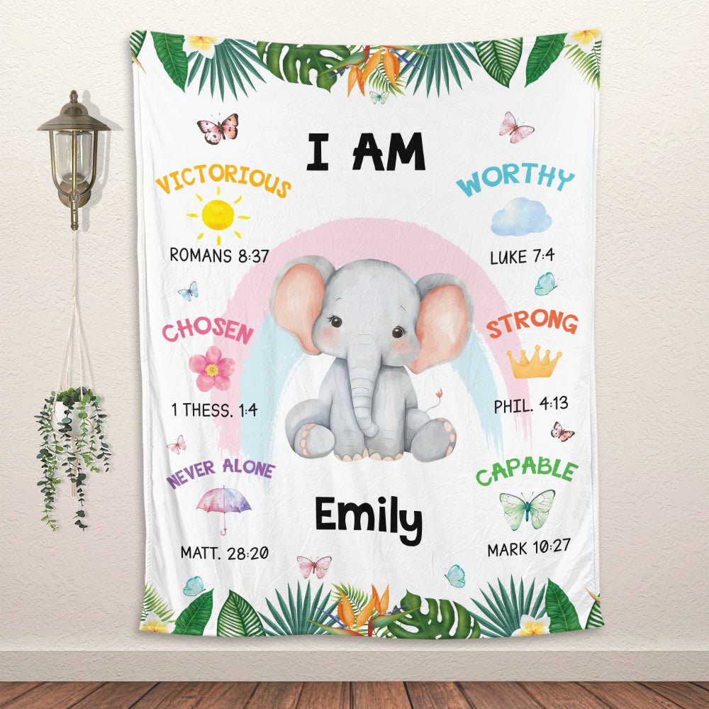 I Am Blanket - Personalized Blanket