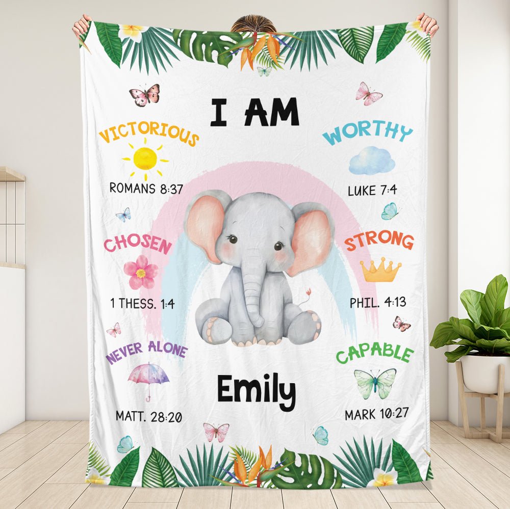 I Am Blanket - Personalized Blanket