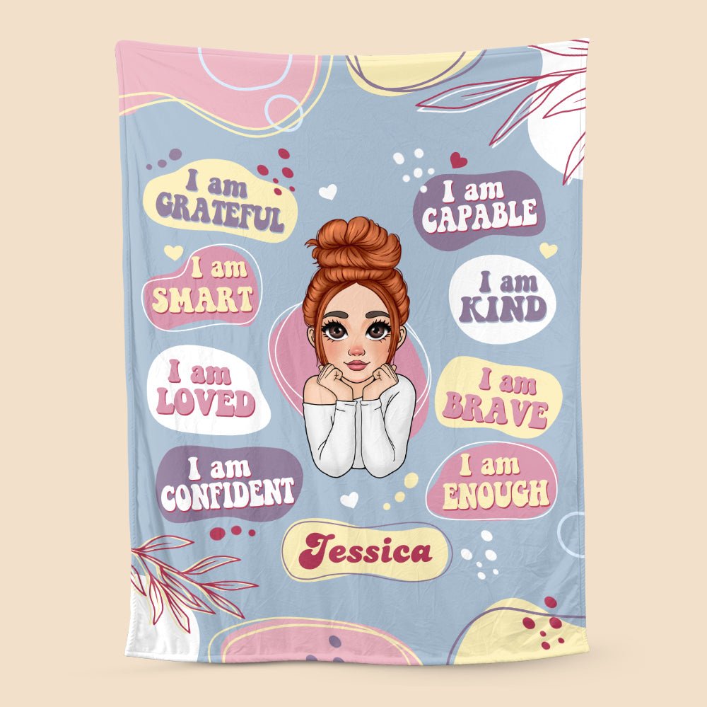 I Am Kind - Personalized Blanket - Meaningful Gift For Birthday - Giftago