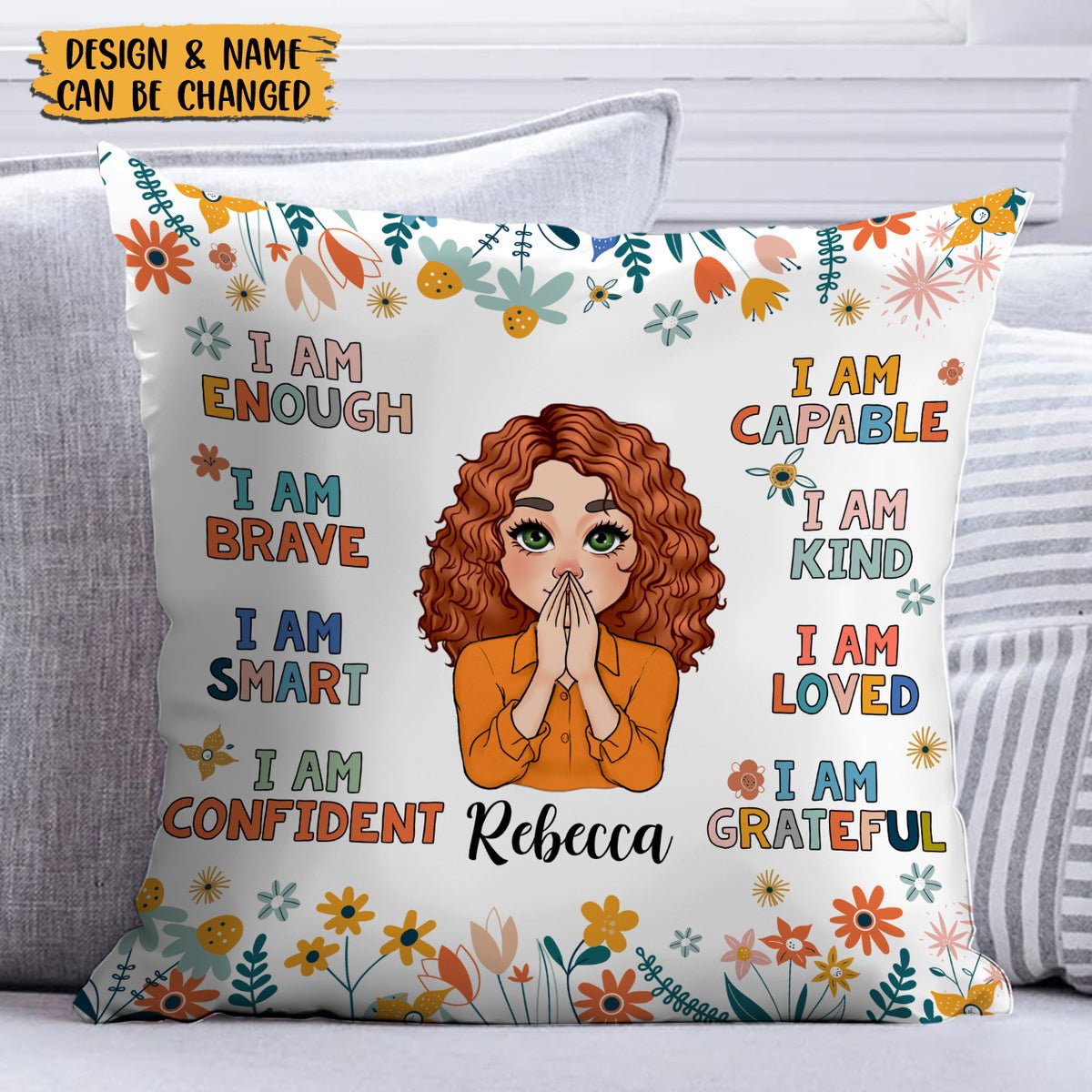 I Am Kind - Personalized Pillow - Best Gift For Mother, Daughter, Sister, Friend, Wife - Giftago