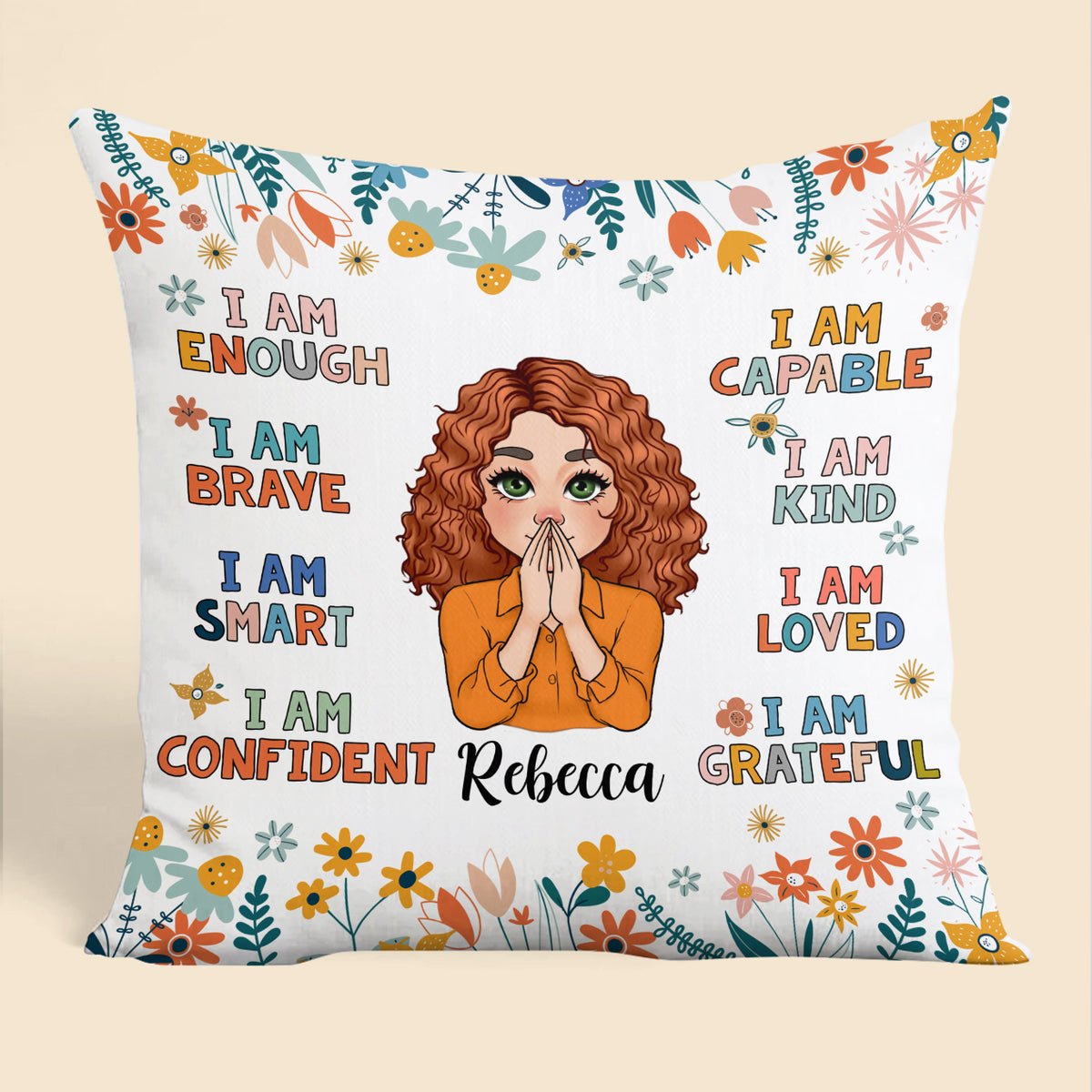I Am Kind - Personalized Pillow - Best Gift For Mother, Daughter, Sister, Friend, Wife - Giftago