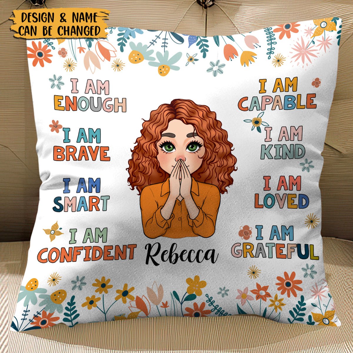 I Am Kind - Personalized Pillow - Best Gift For Mother, Daughter, Sister, Friend, Wife - Giftago