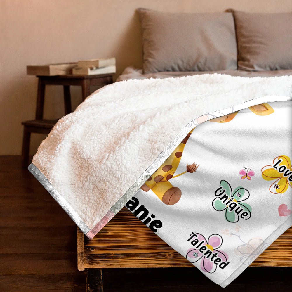 I Am Newborn Blanket - Personalized Blanket