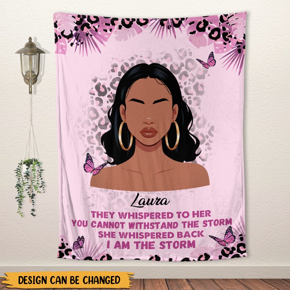 I Am The Storm - Personalized Blanket - Giftago