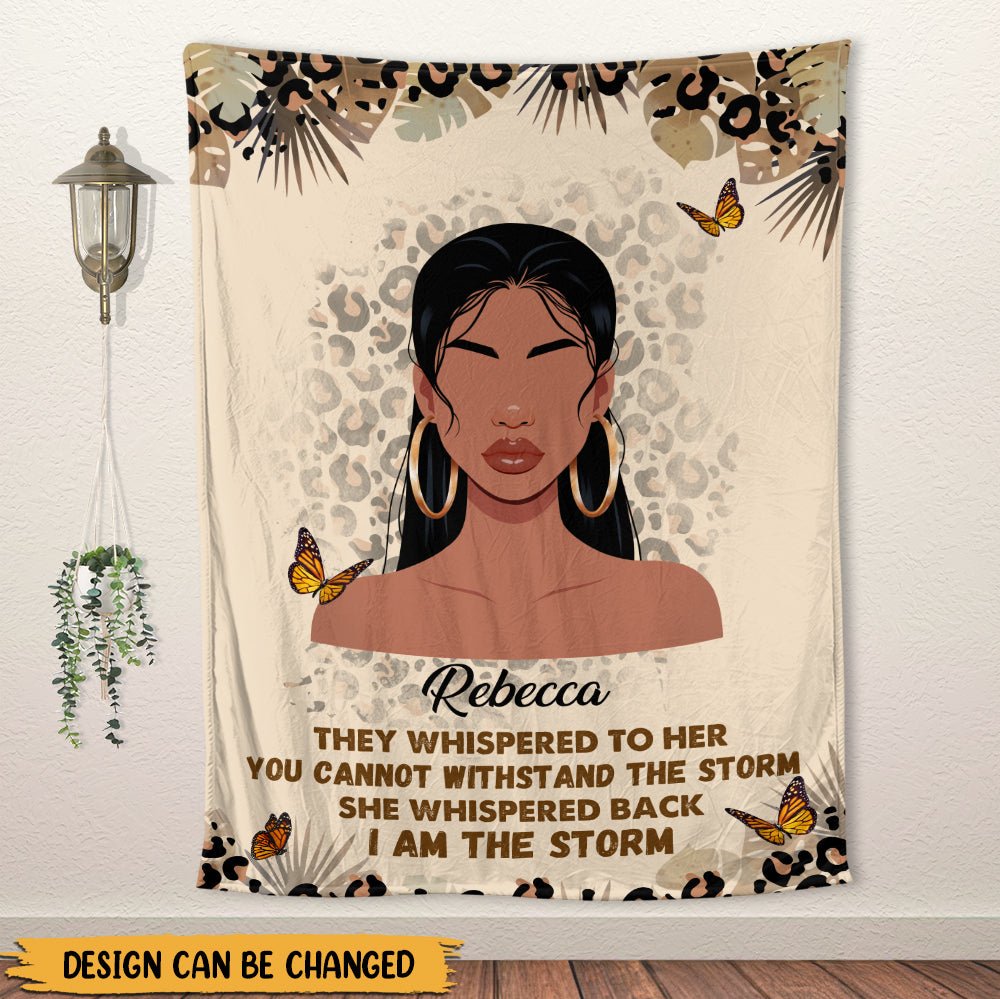 I Am The Storm - Personalized Blanket - Giftago