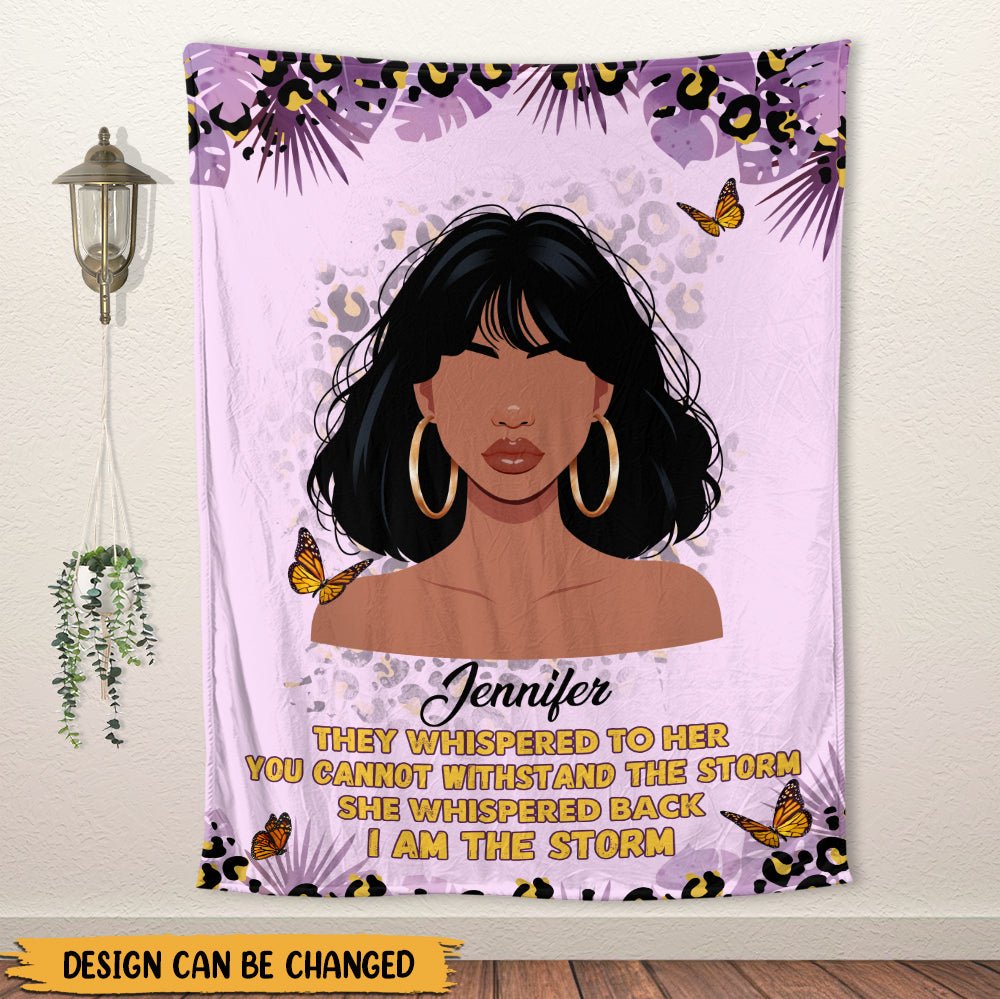I Am The Storm - Personalized Blanket - Giftago
