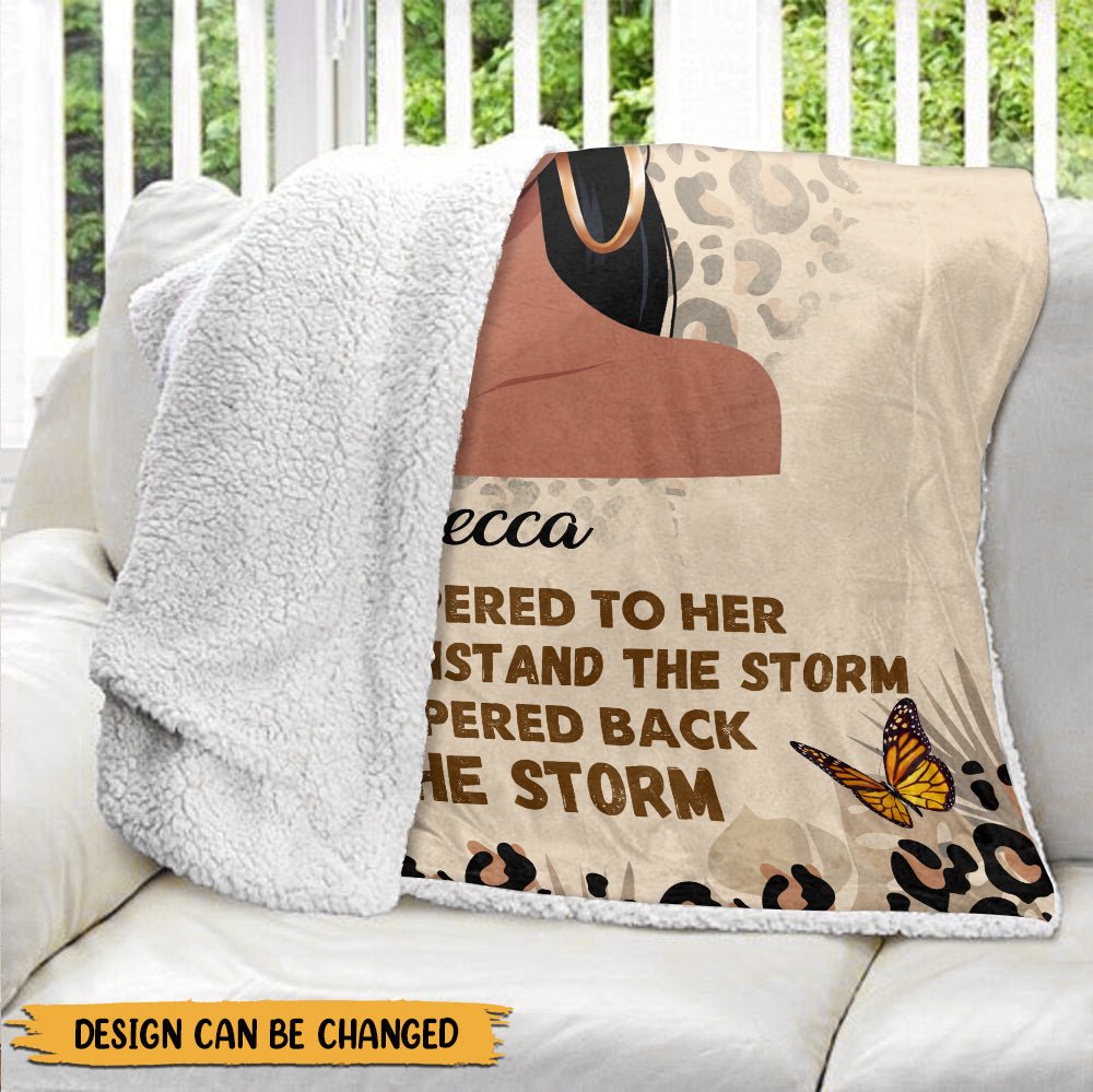 I Am The Storm - Personalized Blanket - Giftago