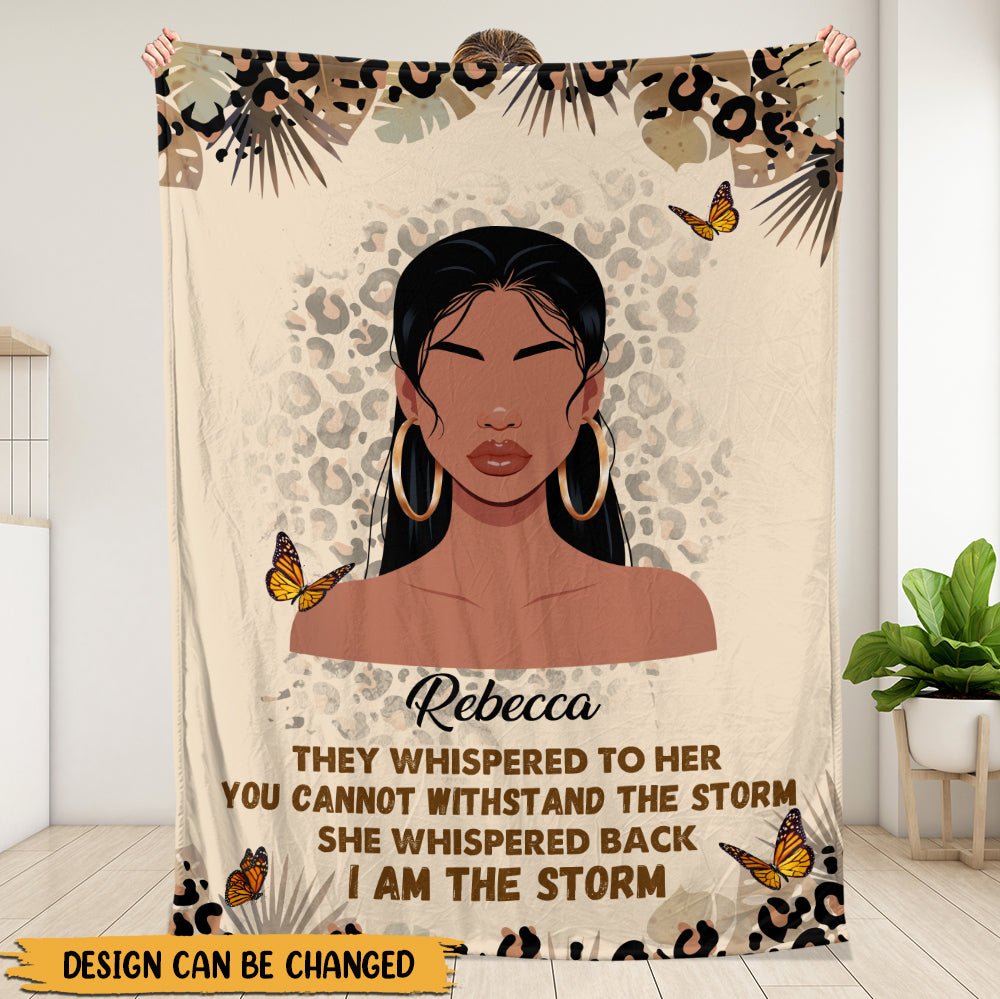 I Am The Storm - Personalized Blanket - Giftago
