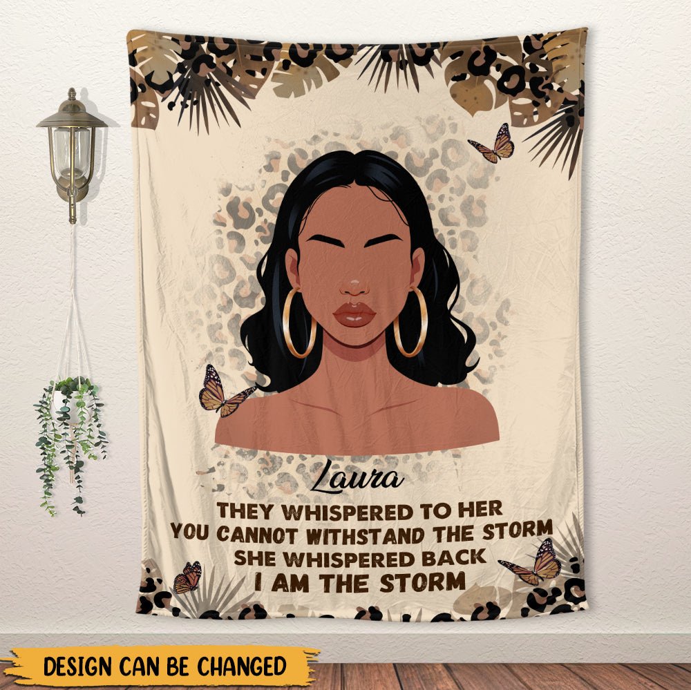 I Am The Storm - Personalized Blanket - Giftago