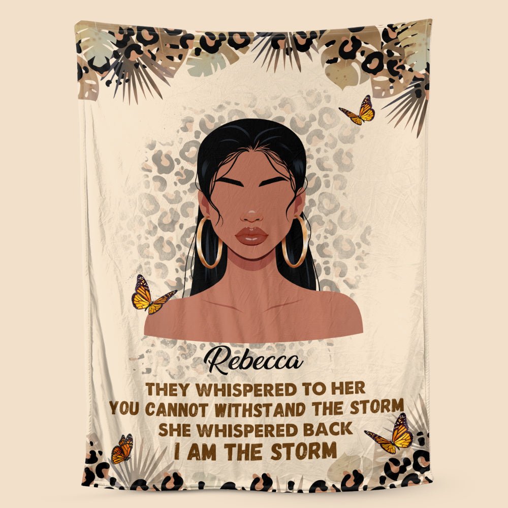 I Am The Storm - Personalized Blanket - Giftago