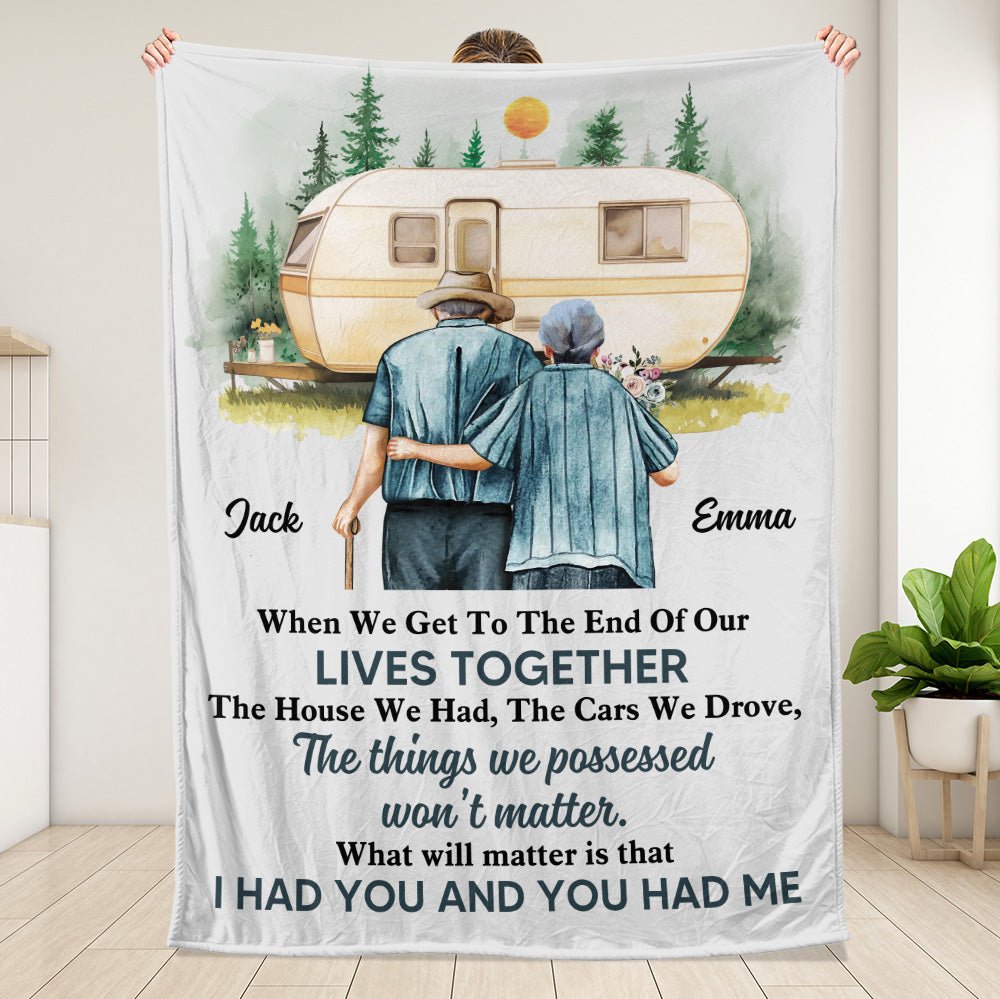 I Had You And You Had Me Blanket - Personalized Blanket