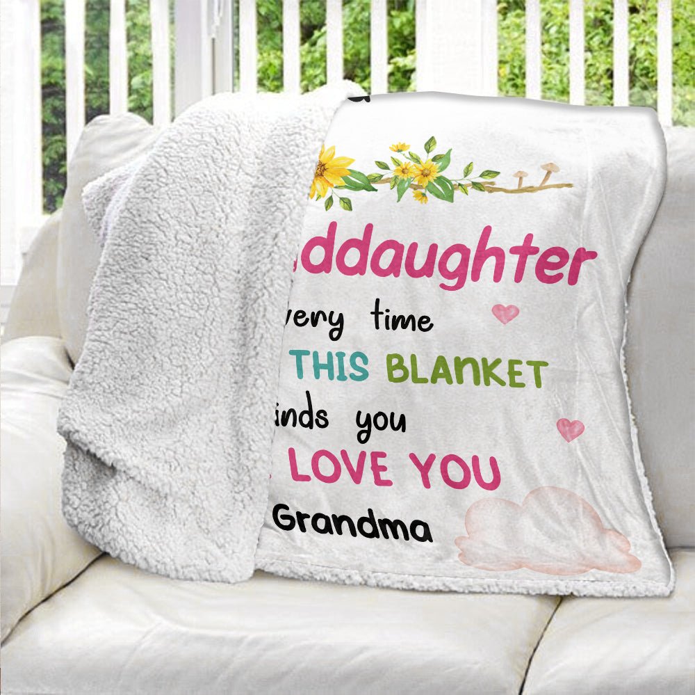 I Love You Grandkid - Personalized Blanket - Giftago