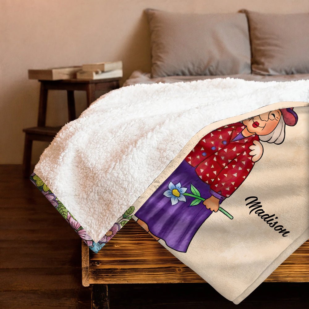 I Wish You Were My Neighbor - Personalized Blanket - Giftago