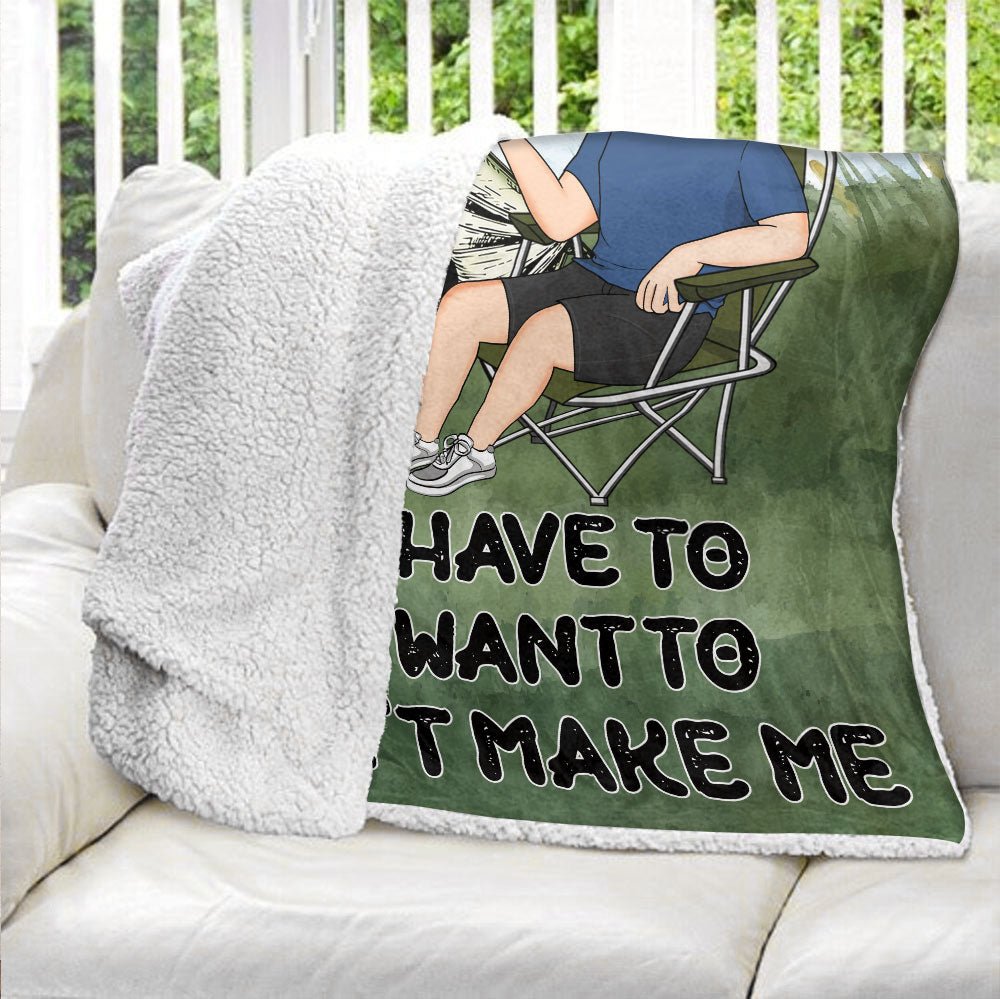 I'm Retired Blanket - Personalized Blanket