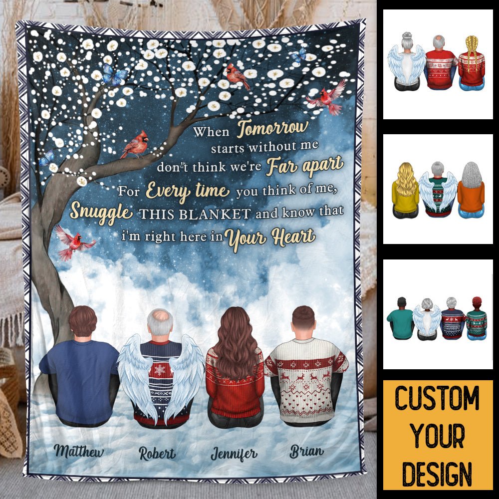 I'm Right Here In Your Heart - Personalized Blanket - Best Gift For Family - Giftago