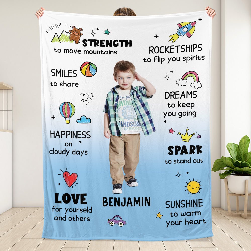 Inspire Baby Blanket - Personalized Blanket - Giftago