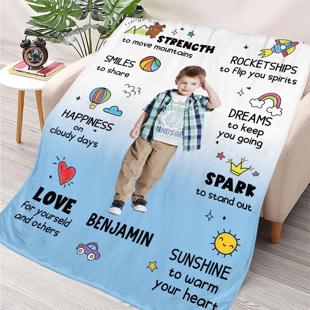 Inspire Baby Blanket - Personalized Blanket - Giftago