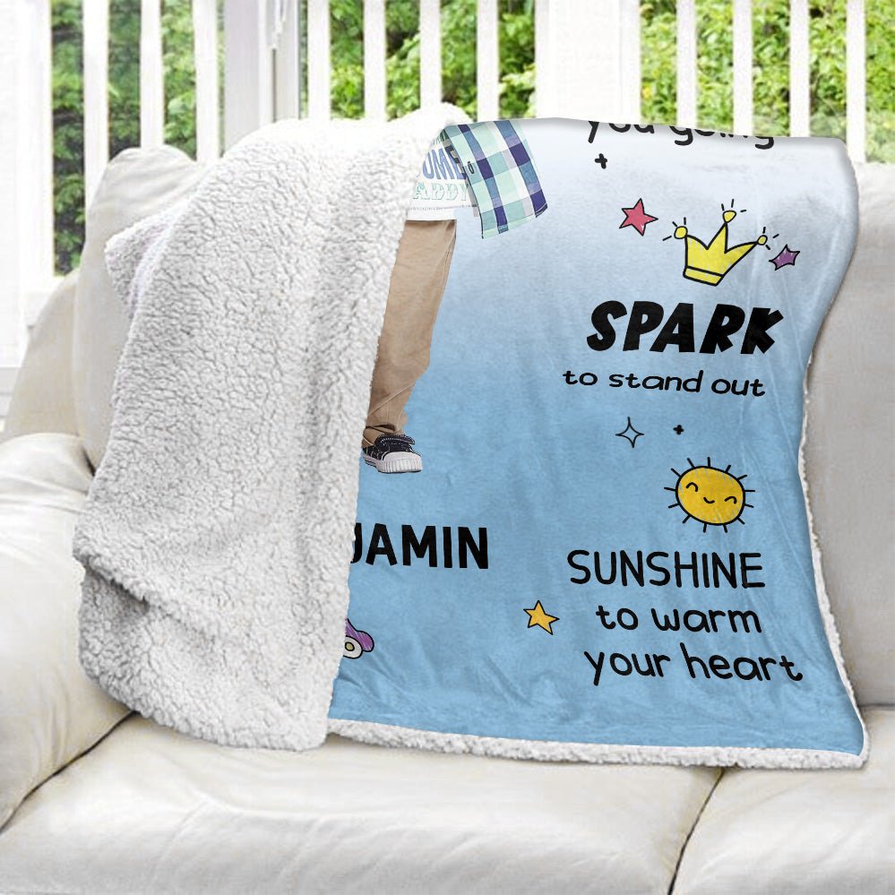 Inspire Baby Blanket - Personalized Blanket - Giftago