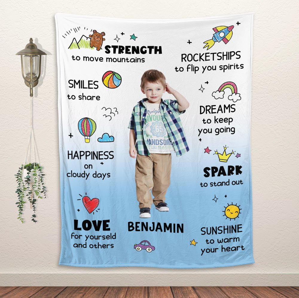 Inspire Baby Blanket - Personalized Blanket - Giftago