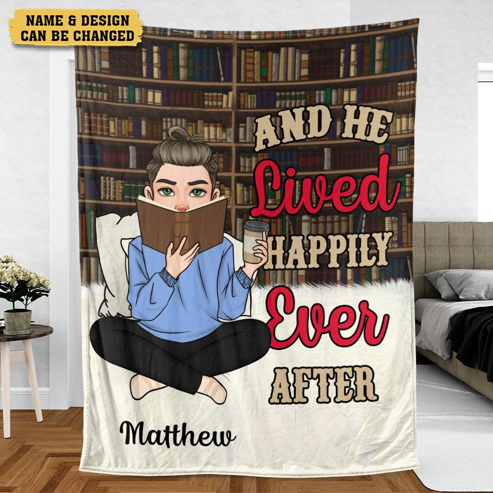 Just A Girl/Boy Who Loves Books - Personalized Blanket - Thoughtful Gift For Birthday - Giftago