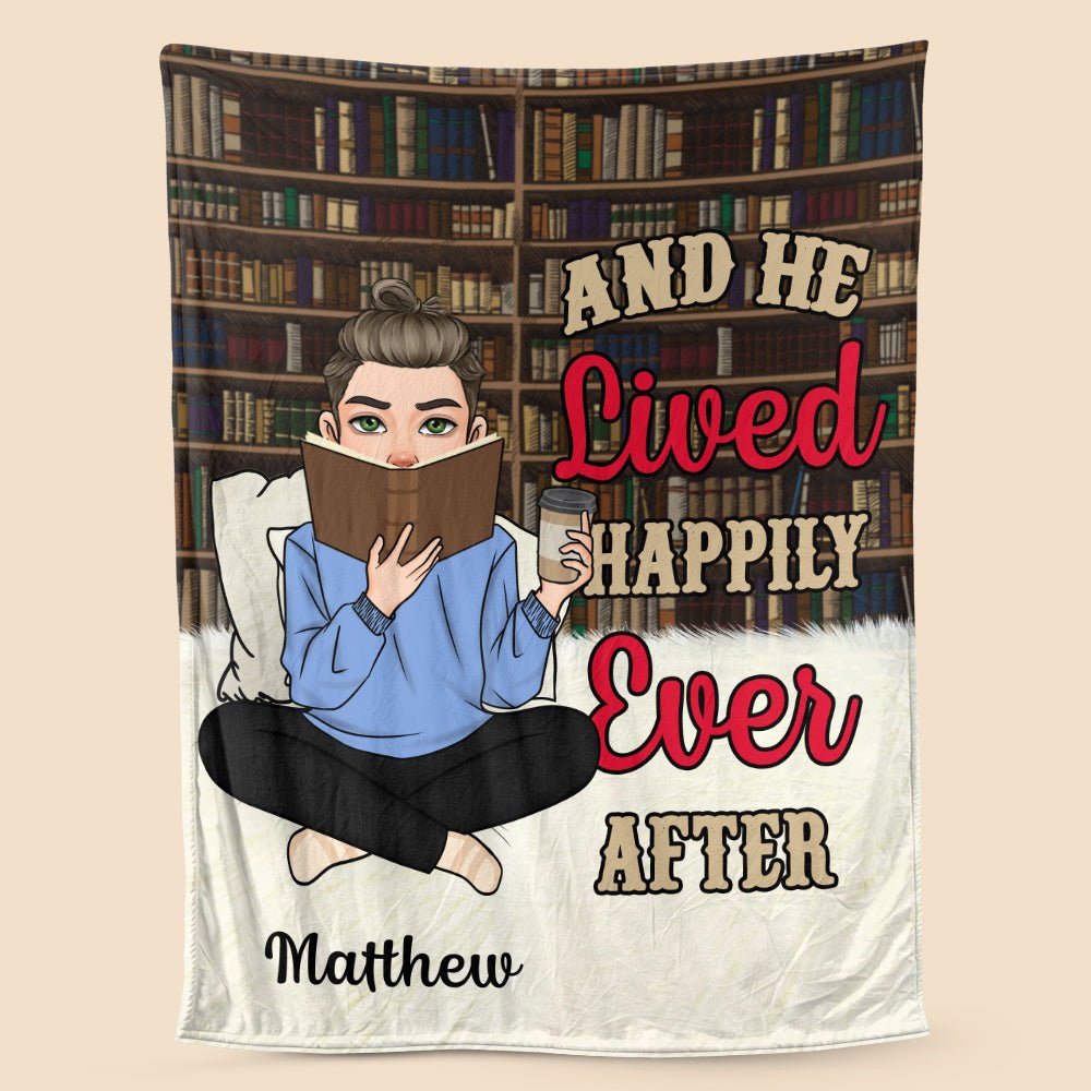 Just A Girl/Boy Who Loves Books - Personalized Blanket - Thoughtful Gift For Birthday - Giftago