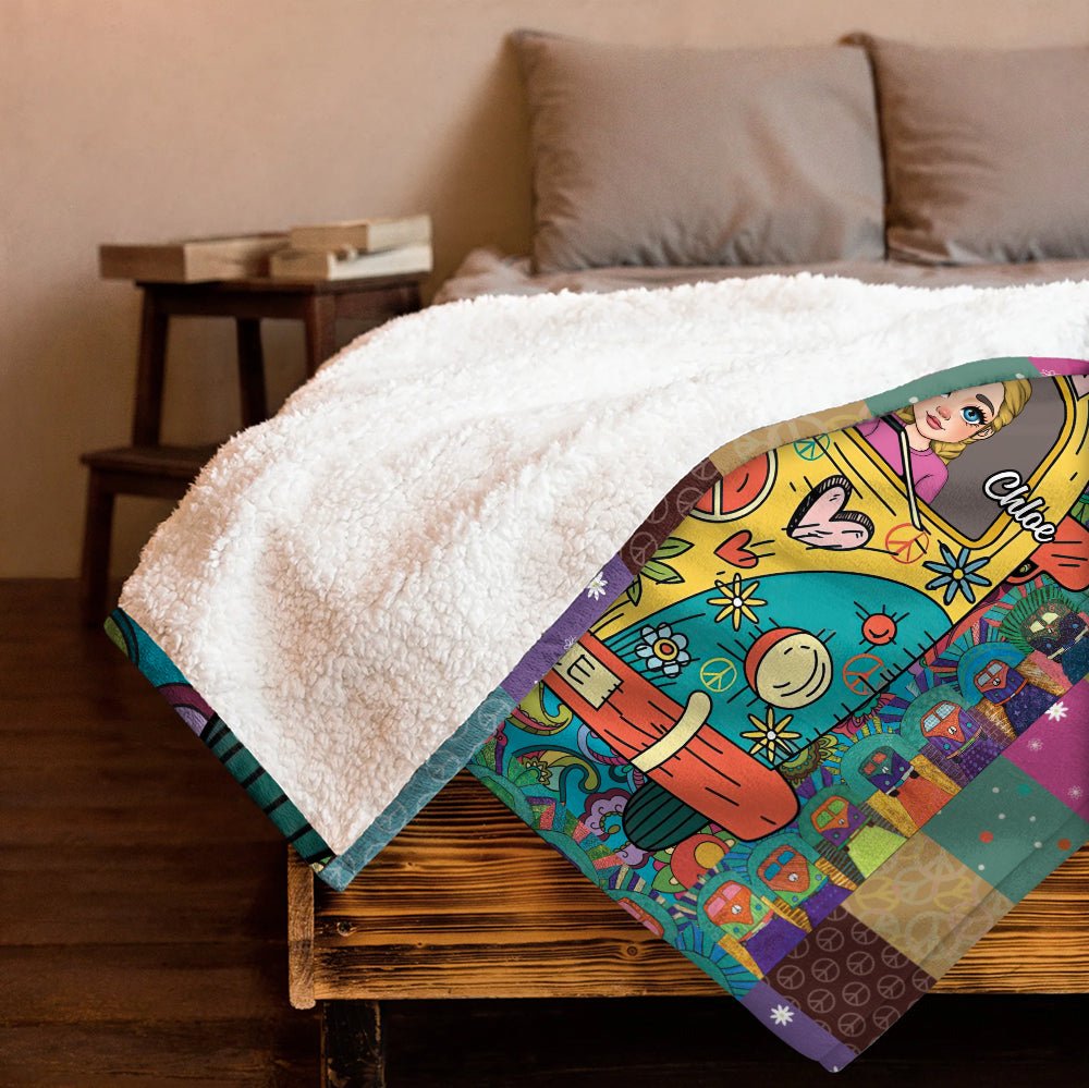 Just Wanna Hang Out With My Dog - Personalized Blanket