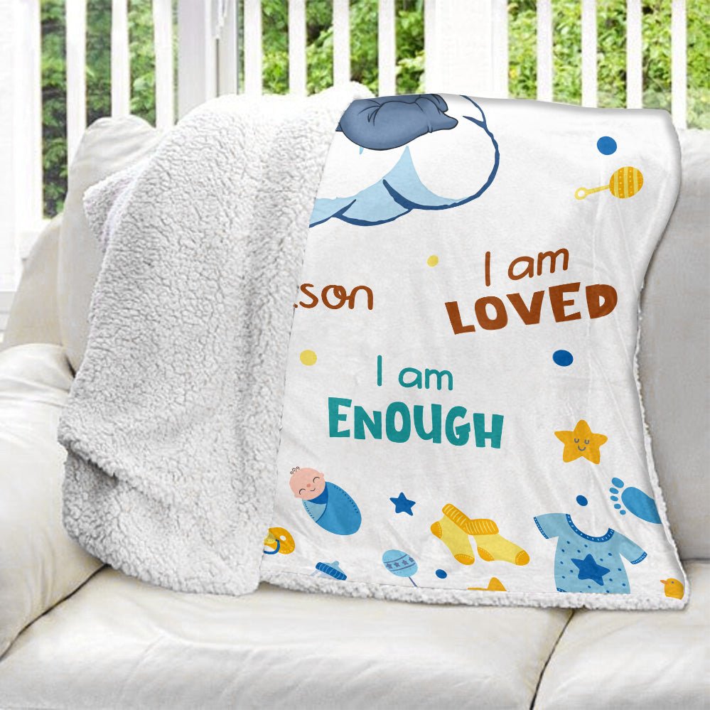 Kid Affirmations - Personalized Blanket - Giftago