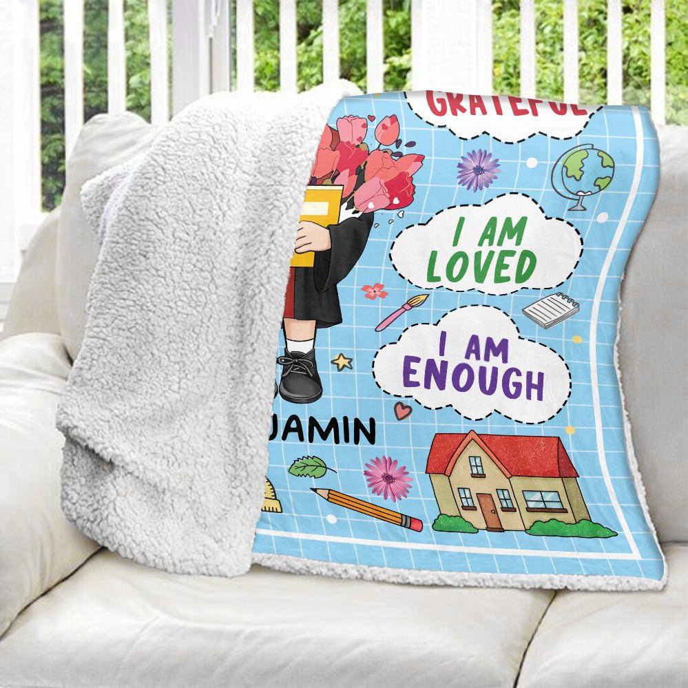Kindergarten Graduate Blanket - Personalized Blanket - Giftago