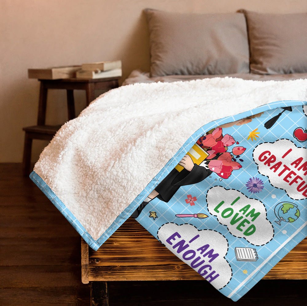 Kindergarten Graduate Blanket - Personalized Blanket - Giftago
