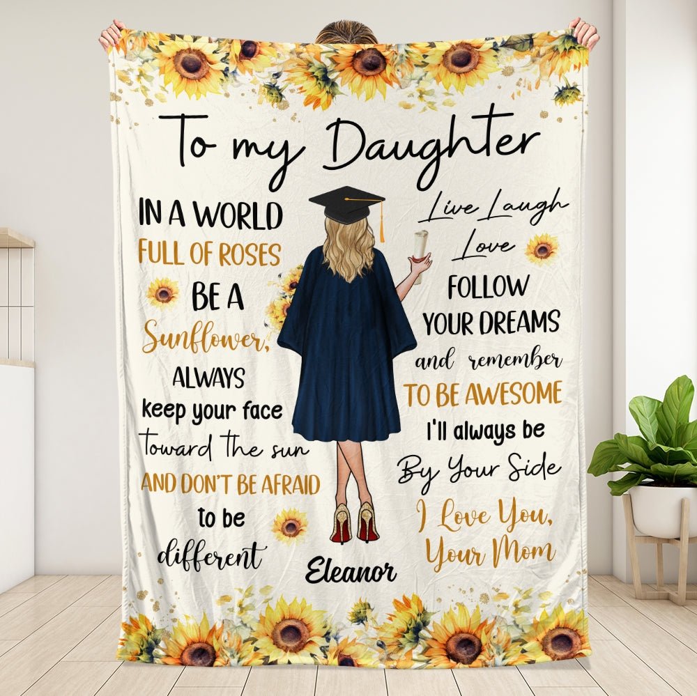 Letter To My Graduation Daughter - Personalized Blanket - Giftago