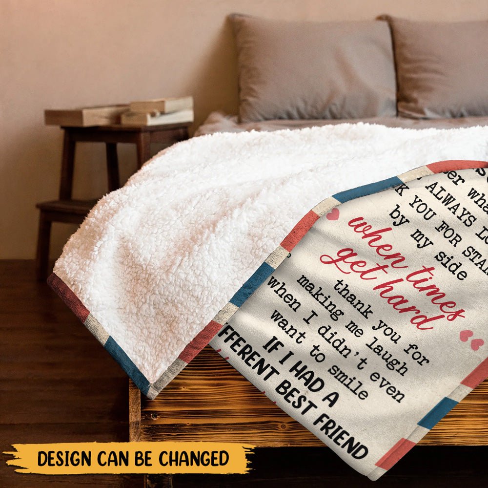 Letter To My Old Friend Blanket - Personalized Blanket - Giftago