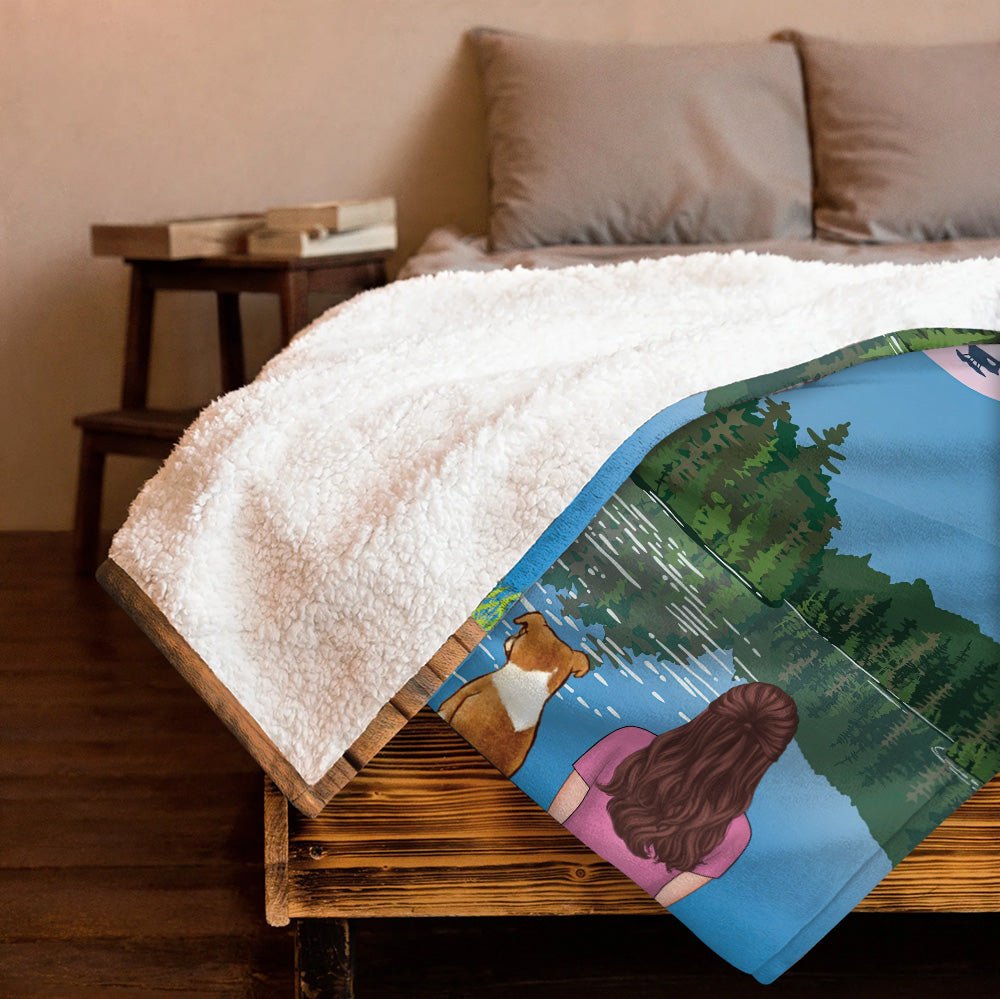Life Is Better At The Lake Blanket - Personalized Blanket