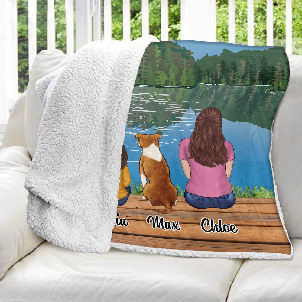 Life Is Better At The Lake Blanket - Personalized Blanket